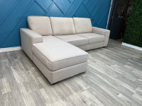 Light Grey Sectional - DELIVERY AVAILABLE