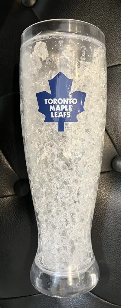 NHL Toronto Maple Leafs 16oz Ice Beer Cooler Freezer Glass, View more