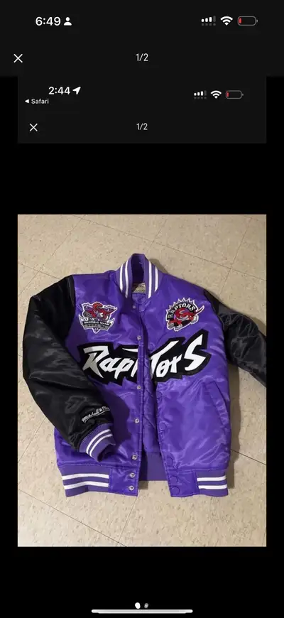 Mitchell & Ness Raptors Jacket, View more