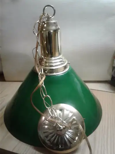 Set of 5  green glass ceiling lights, View more