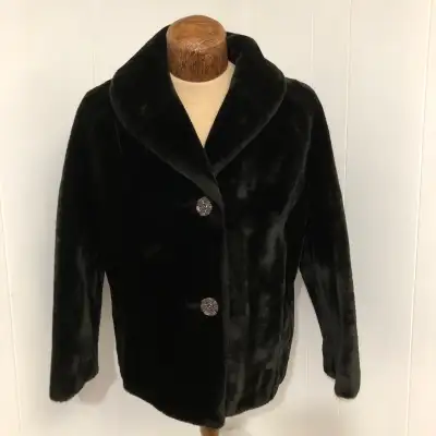 Women’s Vintage Brown Faux Fur Jacket., View more