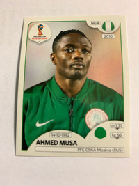 2018 PANINI FIFA WORLD CUP RUSSIA STICKER A. MUSA #346 NIGERIA