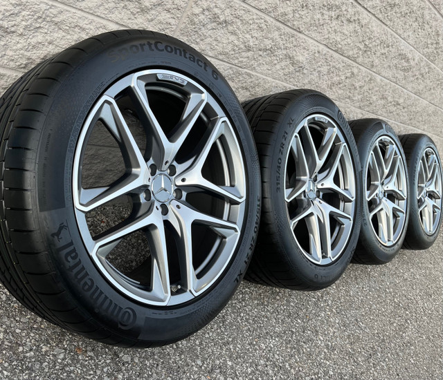 (99%) 4x MB GLE 53 AMG 21" OEM Summer Wheels Package in Tires & Rims in City of Toronto