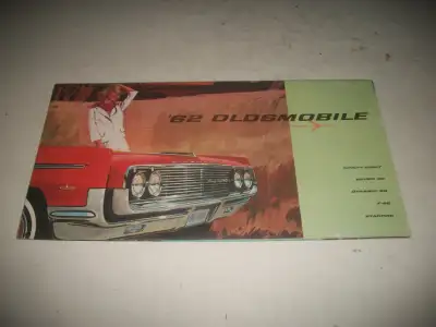 1962 OLDSMOBILE SALES BROCHURE. CLEAN!, View more