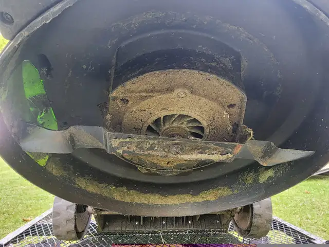 Lawn Master  Electric Corded Green Lawnmower 2 in 1 ME1018X in Lawnmowers & Leaf Blowers in Windsor Region - Image 3