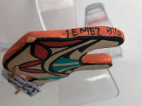 4 Jemez Pueblo Pottery Tree ornaments, Handpainted Native Americ
