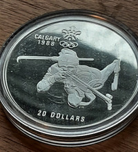 Canadian $20 Calgary Olympic Winter Games Silver