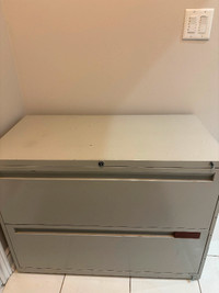 2 Drawers cabinet for office use