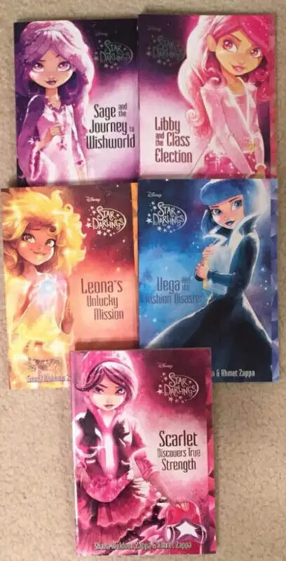 DISNEY "STAR DARLINGS" 5-BOOK SET (NEW CONDITION) in Fiction in London - Image 2