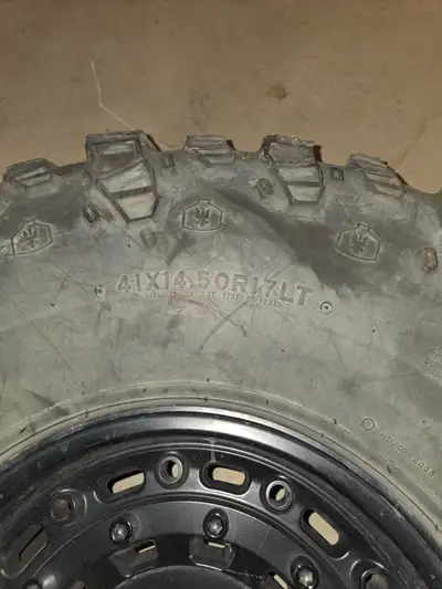 I have 5 Frok Super Swampers for sale with rims. The tire size is 41X14.5 X17". The tires were on a...