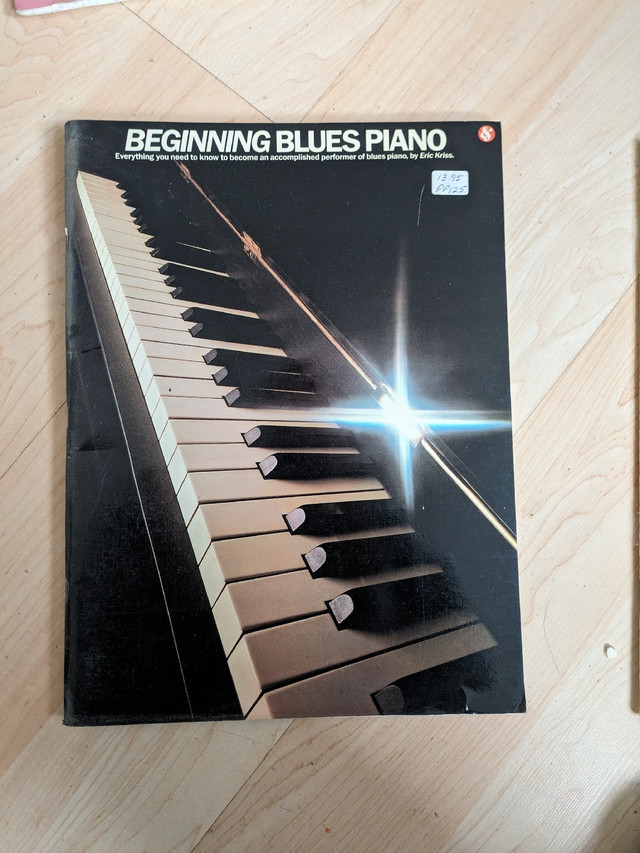 Beginning blues piano book in Pianos & Keyboards in Cole Harbour