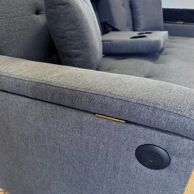 Sale On New Sleeper Sofa Bed With Smart Storage Comfort in Couches & Futons in London - Image 4