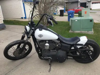 2008 Harley Davidson street bob, lots of after market parts. Selling because I bought another bike....