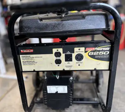 Coleman 10hp 6250 generator. Runs fine. Willing to trade for a truck winch or??.