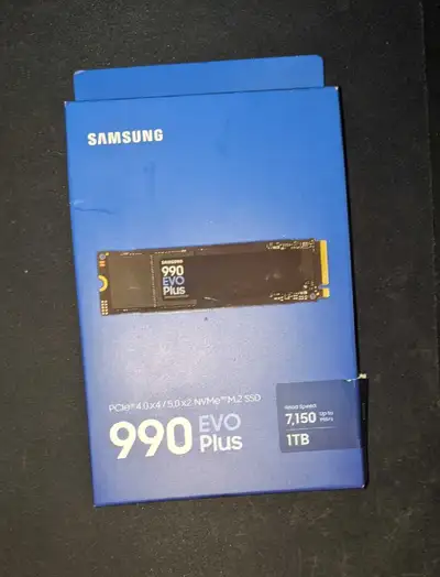 I am selling 2 Samsung 1TB Evo Plus SSDs that are still under warranty, and have been purchased in t...