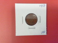 1957 canada small          penny