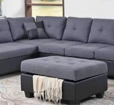 Sectional Sofa with Ottoman, View more