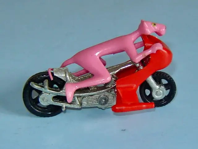 Vintage Pink Panther and His Rocket Motorcycle-Corgi Junior-1979 in Arts & Collectibles in City of Toronto - Image 4