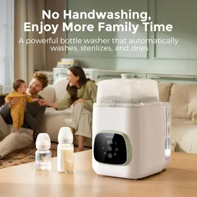 Momcozy KleanPal Pro Baby Bottle Washer & Sterilizer – All-in-On, View more