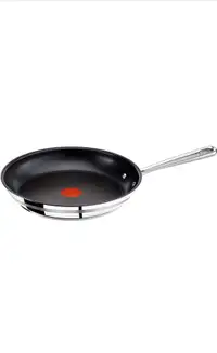 Jamie Oliver by Tefal Brushed Stainless Steel Frying Pan 28 cm