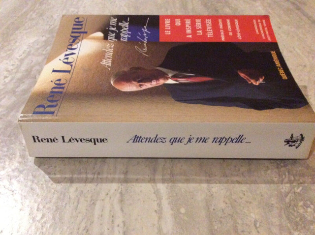 Autobiographie de René Lévesque (À LIRE) dans Essais et biographies  à Saguenay - Image 3