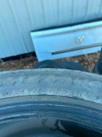 2 sets Goodyear blizzac tires P285 45R22