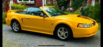 Mustang 2004 décapotable 40 ieme anniversaire, 92000 km moteur v6 3.9 l Jamais vue la neige, toujour...