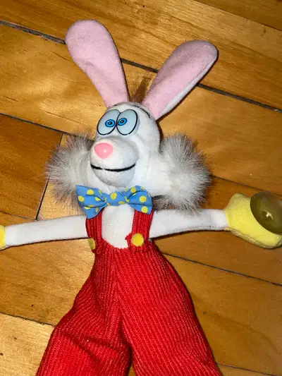 Roger rabbit plush toy with suction cups, View more