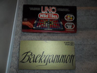 Backgammon, Uno Wild Tiles. Retro Board Games. Uno Wild Tiles ga