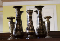 Pakistan Brass Vase, Pakistani Craftsmanship