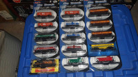 Maisto On Track diecast train lot of 15