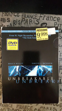 Incassable DVD avec Bruce Willis