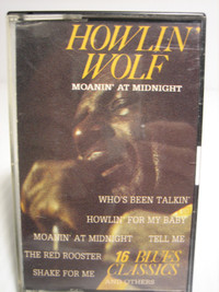 HOWLIN' WOLF MOANIN' AT MIDNIGHT CASSETTE TAPE