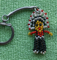 PORTE-CLEFS / porte clé / key ring / autochtone