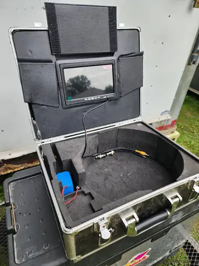 Tool Suit Case Holder W TV Computer Screen Cables & Battery, View more