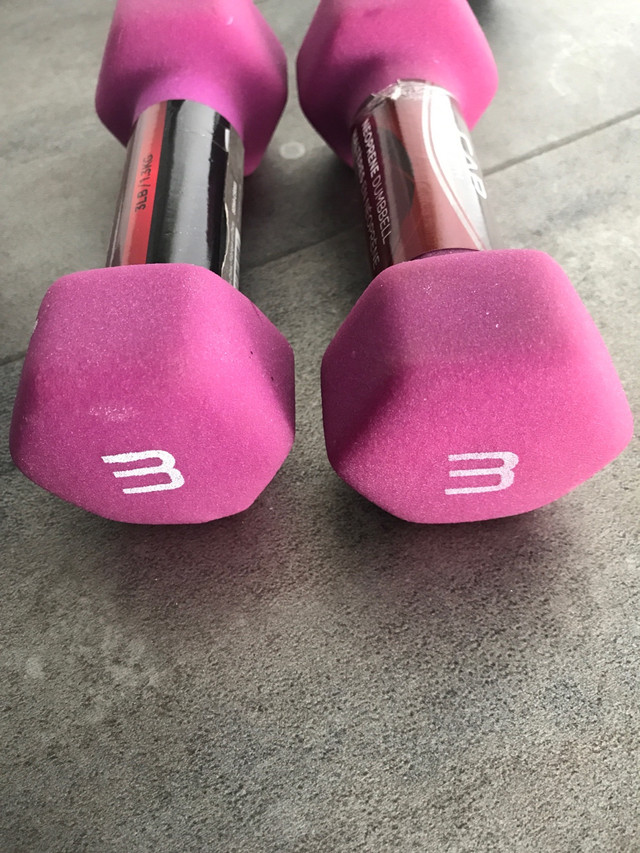 Dumbbells 3 lbs in Exercise Equipment in Timmins - Image 2