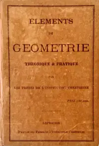 Antiquité 1919 Livre scolaire. Géométrie théorique et pratique