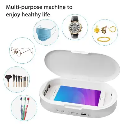 Portable Phone Sterilizer with Wireless Charger, View more