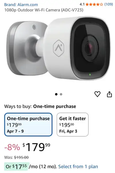 Brand new Alarm.com security cameras indoor and outdoor All brand new easy setup and installation wi...