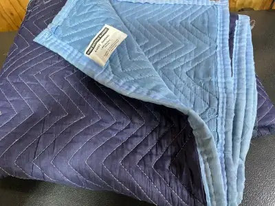 Moving blankets $15 per blanket or $90.00 for all of them, View more