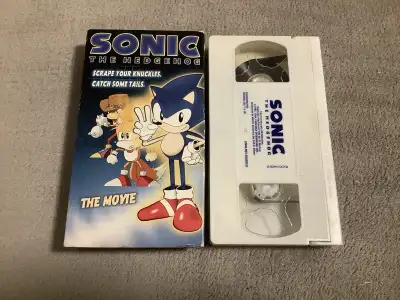 Sonic The Hedgehog The Movie VHS. No mold on tape. Go to my seller profile for more listings.