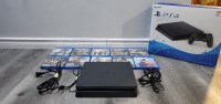Playstation 4, Slim, 1 TB for sale! Along with many games!
