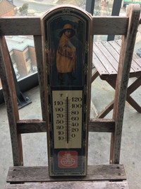 VINTAGE NATIONAL BISCUIT COMPANY ADVERTISING THERMOMETER $45