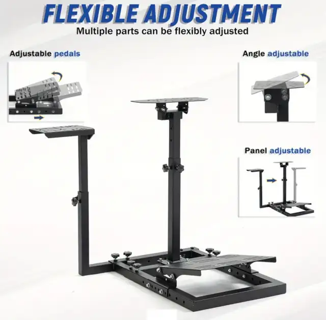 Adjustable Gaming Cockpit Stand Compatible with most Devices63008307187075122