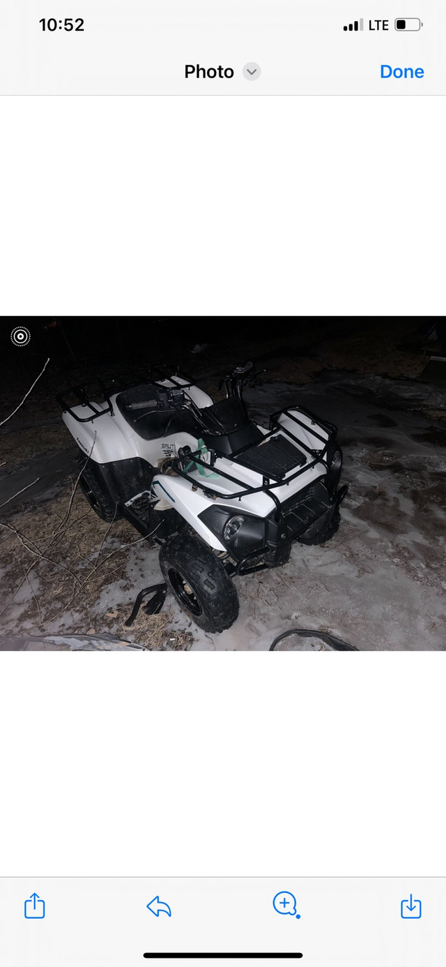 Brute force  in ATVs in Moncton