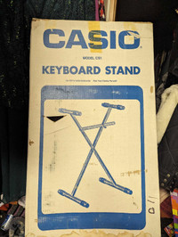 New Casio model CS1 keyboard stand can also be used for all port