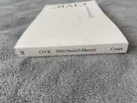 2000 Honda Civic Coupe Owners Manual