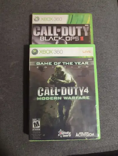 XBOX 360,BLACK OPS & CALL OF DUTY, View more