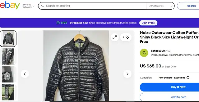 Mens Noize Puffer Jacket XL -I have hundreds of jackets here in Other in St. Albert - Image 4
