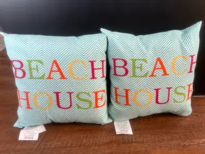 Beach House throw pillows (brand new), View more